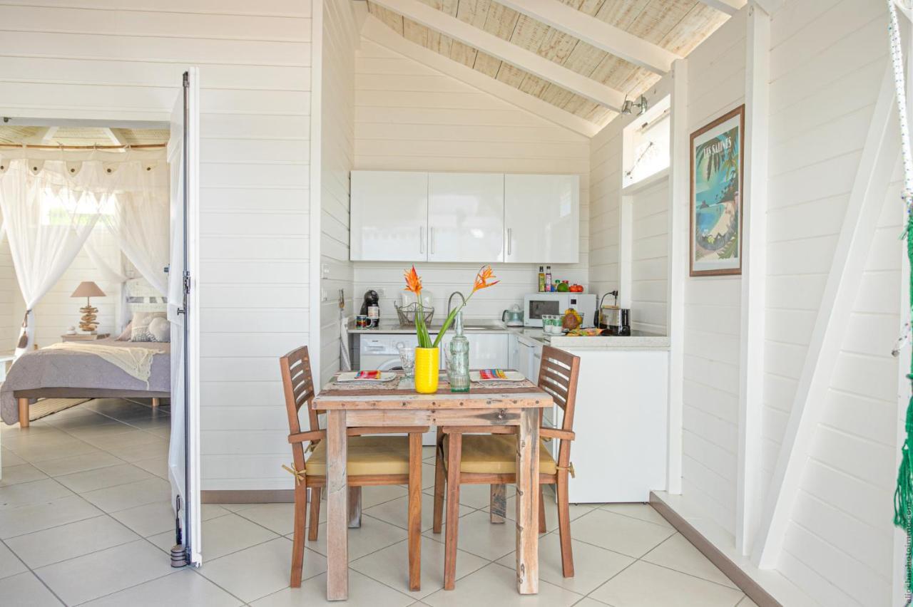 Bungalow Vanille Pacane - Vue Mer Avec Spa Prive Les Trois-Ilets Kültér fotó
